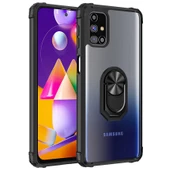 Galaxy M31S Kılıf Mola Kenar Köşe ve Yüzük Kısımları Renkli Kılıf - 4