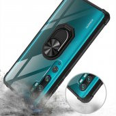 Xiaomi Mi Note 10 Lite Kılıf Mola Kenar ve Yüzük Kısımları Renkli thumbnail 5