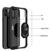 iPhone 12 Pro Max Kılıf Mola Kenar Köşe ve Yüzük Kısımları Renkli - 11
