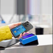 iPhone 16E Uyumlu Kamera Korumalı Şeffaf Kartlıklı Kılıf - 5