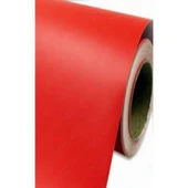 Mat Kırmızı Kendinden Yapışkanlı Kaplama Folyosu 61 CM X 6 MT - 3
