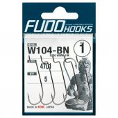 Fudo 4701 Worm İğne Black Nikel No:2/0 - 2