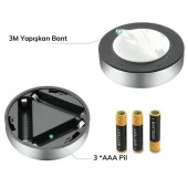 Lightorch Dokunmatik Pilli Tekne İç Aydınlatma Lambası 3 LEDli - 4