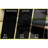 Cam Filmi Siyah Amerikan Çizilmez Açık ton 50 cm x 8 metre thumbnail 6