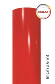 Parlak Kırmızı Kendinden Yapışkanlı Kaplama Folyosu 61 CM X 6 MT - 1