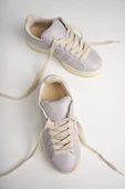 Muggo KAMPUS Garantili Kadın Ortopedik Günlük Bağcıklı Yürüyüş Koşu Sneaker Spor Ayakkabı  LİLA 40 - 3