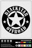 BLACKSTAR OFFROAD STICKER 20 x 20 cm ERU00008 - 1