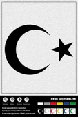 AY YILDIZ STICKER 20 x 15 cm ERU00105 - 1