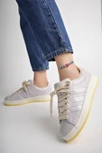 Muggo KAMPUS Garantili Kadın Ortopedik Günlük Bağcıklı Yürüyüş Koşu Sneaker Spor Ayakkabı  LİLA 39 - 7