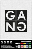 GANG STICKER 10 x 10 cm ERU00113 - 1