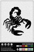 AKREP STICKER 10 x 10 cm ERU00097 - 1