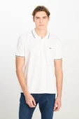 Erkek Regular Fit Polo T-shirt Bright White Bright White M thumbnail 1