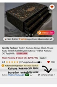 Tesbih Kutusu Kişiye Özel Ahşap Kutu Tespih Koleksiyon Kutusu Hediye Kutusu 40 Tesbihlik - 6
