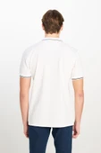 Erkek Regular Fit Polo T-shirt Bright White Bright White M thumbnail 4