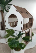 Teraslı Kedi Evi 5kg Ve Üzeri Kediler Için - 5
