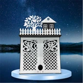 Ahşap Dekoratif Anahtar Dolabı - 1