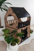 Kedi Evi Teraslı 2 Katlı Merdivenli - 5