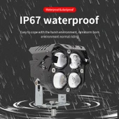 Off-Road Sis Lambası 7.8x7.8x7.1cm  Mavi Gündüz Ledli Çakarsız 12-60v (Set Olarak) - 4
