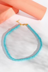 Fimo Boncuk Kolye, Choker Kolye - 1