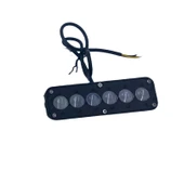 Off-Road Sis Lambası 2x4x13,5cm Beyaz-Sarı Gündüz Ledli Kırmızı (Adet Olarak) - 1