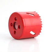 Bi Metal Panç Ø 60 mm Delik Açma Alçıpan Ahşap Pvc Delme Testeresi Adaptörsüz 1 Adet - 5