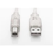 S-LINK SL-U2005  5m Şeffaf USB2.0 Yazıcı Kablosu - 1