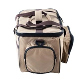 Çok Amaçlı Malzeme Çantası - Büyük - Kum - 35021 - Balıkçı Çantası - Seyahat Çantası thumbnail 5