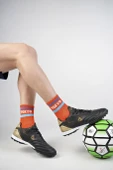 Muggo Peter Unisex Garantili Halı Saha Çim Saha Futbol Ayakkabısı  SİYAH - ALTIN 38 - 2