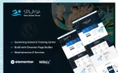 Splash - Swimming School Wordpress Teması - 1