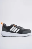 Muggo KENS Garantili Erkek Ortopedik Günlük Bağcıklı Yürüyüş Koşu Sneaker Spor Ayakkabı  FÜME 43 - 7