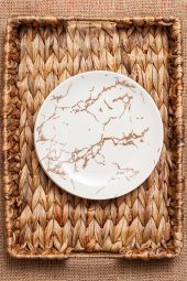 Mart Home Mix and Match Marble Pasta Tabağı- Kahv - 1