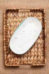 Mart Home Mix and Match Küçük Oval Sunum Tabağı-K - 1