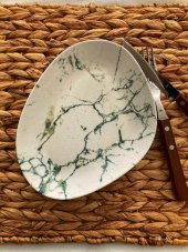 Core Marble-Green 20 cm Pasta Tabağı - 1