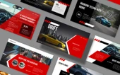 DRIFT - Auto Parts Business Car Presentation Google Slides Teması - 1