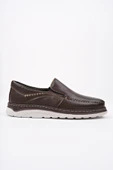 Muggo ROBBY Slip-On Bağcıksız Erkek Günlük Casual Ayakkabı  KAHVERENGİ 42 - 1