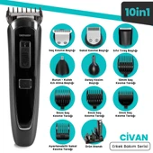 GOLDMASTER GM-7184 CIVAN ERKEK BAKIM SETİ - 1