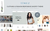 Timez - Clothing & Fashion Shopify Teması - 1