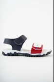 Muggo MİCKEY Garantili Günlük Ortopedik Hafif Taban Tek Bant Cırtlı Unisex Çocuk Sandalet  BEYAZ 30 - 2