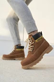 Muggo CATEX Garantili Kaymaz Taban Suya Soğuğa Dayanıklı Unisex Kışlık Bot  CAMEL 37 - 6
