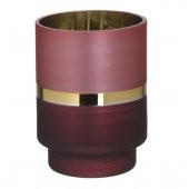 M art Classic Kadife Kırmızı Mumluk 10x13,5 - 1