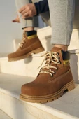 Muggo CATEX Garantili Kaymaz Taban Suya Soğuğa Dayanıklı Unisex Kışlık Bot  CAMEL 37 - 7