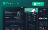 Cryptoz - Cryptocurrency Wordpress Teması - 1