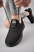 Muggo YUKON Unisex Ortopedik Günlük Garantili Yürüyüş Koşu Sneaker Spor Ayakkabı  SİYAH 36 - 2