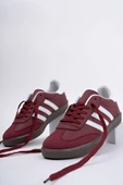 Muggo JABBAR Unisex Ortopedik Günlük Garantili Bağcıklı Yürüyüş Koşu Sneaker Spor Ayakkabı  BORDO 41 - 7