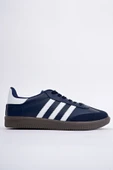 Muggo JABBAR Unisex Ortopedik Günlük Garantili Bağcıklı Yürüyüş Koşu Sneaker Spor Ayakkabı  LACİVERT 43 - 7