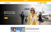High7 Flights - Private Jet Charters WordPress Teması - 3