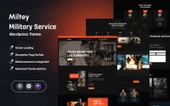 Miltey - Military Service WordPress Teması - 1