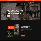 Miltey - Military Service WordPress Teması - 2