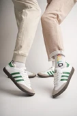 Muggo JABBAR Unisex Ortopedik Günlük Garantili Bağcıklı Yürüyüş Koşu Sneaker Spor Ayakkabı  YEŞİL 36 - 2