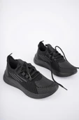 Muggo SCARPA Unisex Ortopedik Günlük Garantili Yürüyüş Koşu Sneaker Spor Ayakkabı   SİYAH 44 - 4